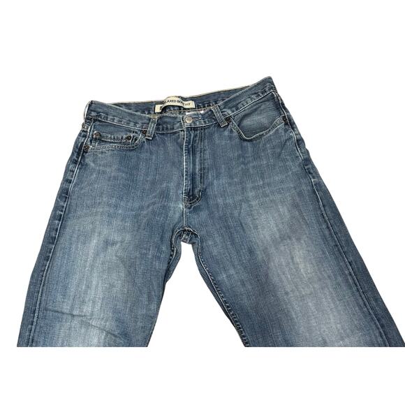 Gap Men's 34 x 30 Relaxed Boot Fit blue denim Jeans 100% Cotton Y2K Vintage - Picture 2 of 10